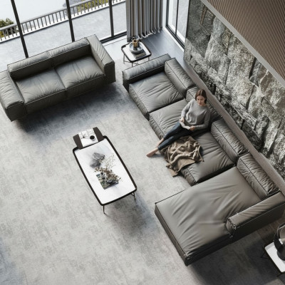 Hoekbank Bank Bank Loungebank Hoekbank Bankstel L-vorm Grijs