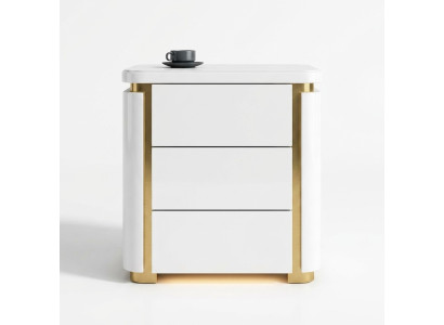 Ontwerp Nacht Kastje.Tafelconsole Metaal Glans Tafels Consoles Slaap Kamer