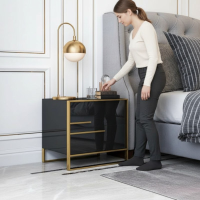 Nachttafel Console Bijzettafel Houten Ontwerp Slaapkamer Tafels Consoles