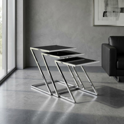 Stel 3x salontafels koffietafel design bijzettafel tafels woonkamertafel