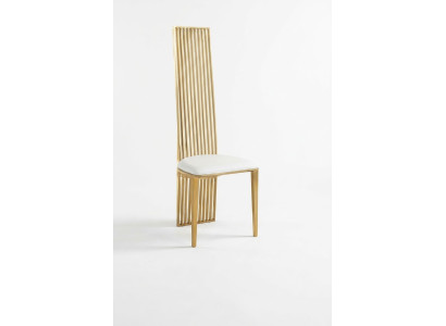 Ontwerpstoel Luxe bekleding Klassieke stoelen RVS fauteuil Stoelen