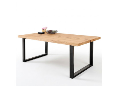 Eettafel Metalen Poten Tafel Natuurlijk Hout Nieuw Loft Meubels Tafels Inrichting
