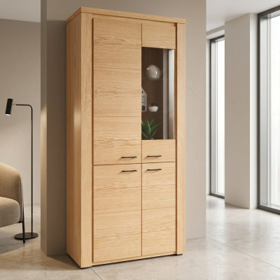 Vitrine Dressoir Kast Ladenkast Houten Meubelen Stijl Woonkamer Collectie Vitrines