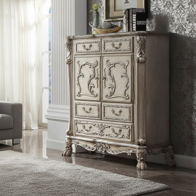 Barokken commode kast luxe dressoir kast plank console meubels zilveren planken