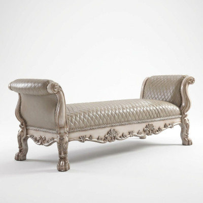 Hocker Bank Poef Kussen Bijzettafel Poef Voetenbank Ottomaans Bank Barok Nieuw