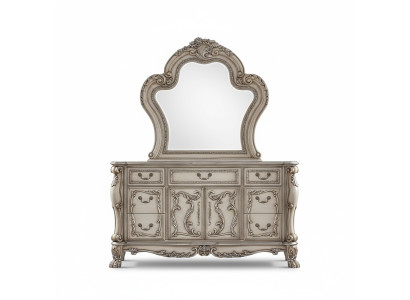 Dressoir Zilver Barok Hout Stijl Klassiek Italiaans Meubel Ontwerp Commode Nieuw