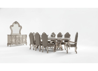 Grote ridder-tafel barok eettafel xxl 345cm houten tafels Klassieke meubels Nieuw
