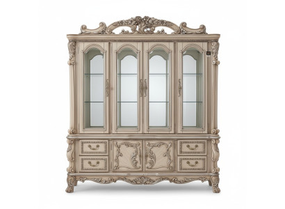 Klassiek design vitrine glazen kast vitrinekast vitrinekast plank barok.