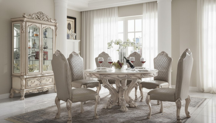 Eetkamerset Eetgroep Houten Tafel Tafels 7-delig Compleet Set Eettafel 6x Stoelen