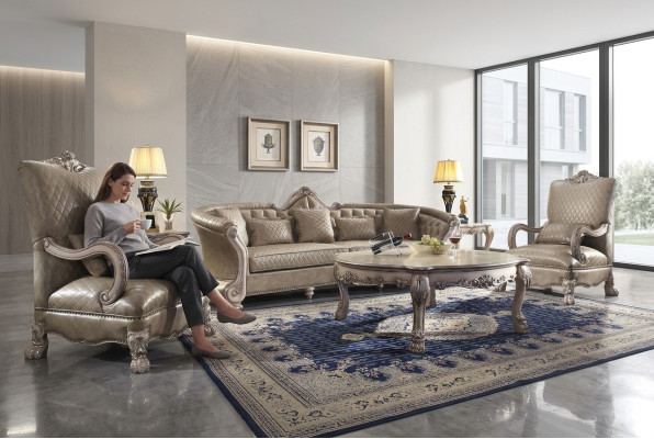 Bank Bank Salontafel Hout 4-delig Luxe Meubels Bankstel Bank Bankstel