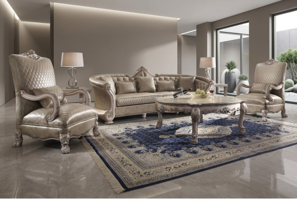 Bank Bank Salontafel Hout 4-delig Luxe Meubels Bankstel Bank Bankstel