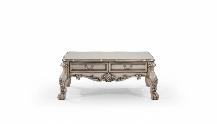 Salontafel Tafel Bank Tafels Bijzettafel Woonkamer Design Beige Hout Barok