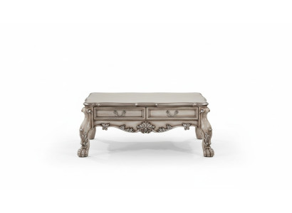 Salontafel Tafel Bank Tafels Bijzettafel Woonkamer Design Beige Hout Barok