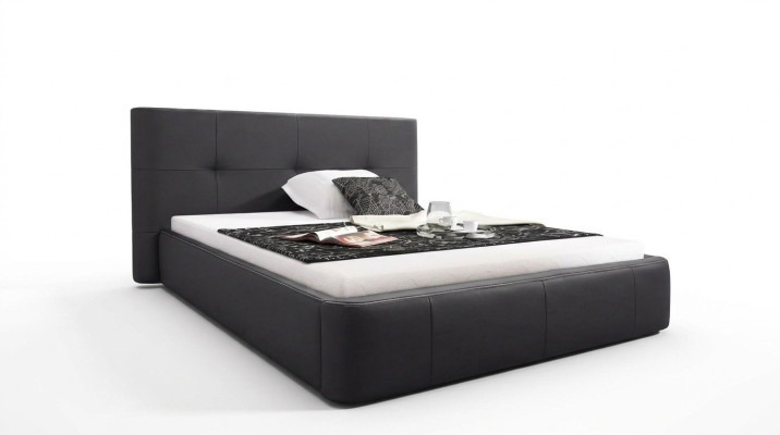 Bed Kussen Design Luxe Dubbele Hotel Bedden Slaapkamer Modern Leer