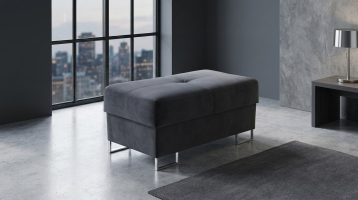 Hocker Voetenbank Bijzettafel Chaise longue Bank Fluweel Stof