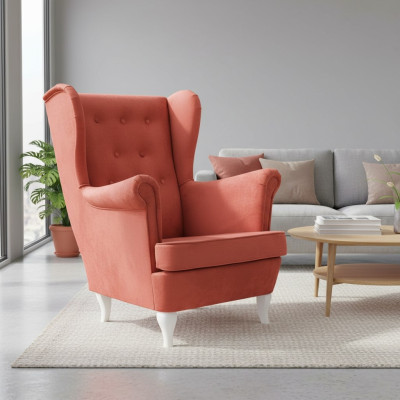 Fauteuil Bekleding Zitter Design Bank Sofa Ontspannen Stof Lounge Luxe TV Club