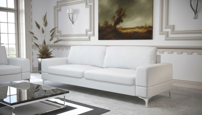 Sofa Bank Bekleding Elegant Luxe Ontwerp Tweezitter Woonkamer Moderne Banken
