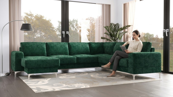 Ontwerp Modern hoekbank U-vorm Bank Woonlandschap Nieuw Bekledingsbank Woonlandschap