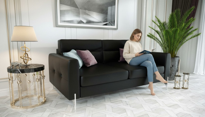 Bankstellen Banken Elegant Design Luxe Fluweel Stof Bank Bank Vulling 2-zits