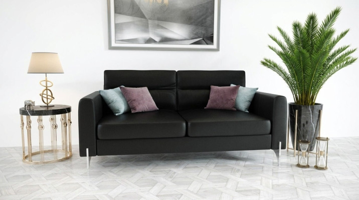 Bankstellen Banken Elegant Design Luxe Fluweel Stof Bank Bank Vulling 2-zits