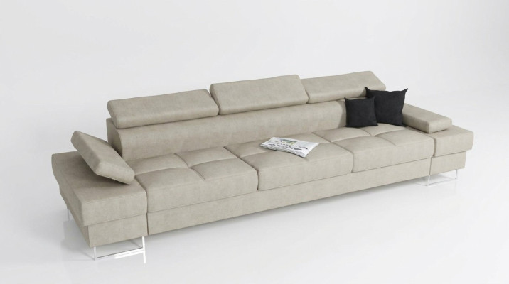 Sofa 4-zits bank gestoffeerde designbank 4-zits banken textiel designbank meubels