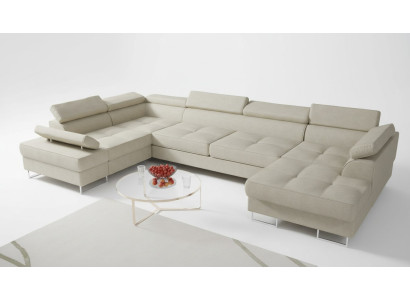 Textiel Bank Hoekbank Bank Bank Bekleding Woonlandschap Leren Banken Bankstellen U-vorm
