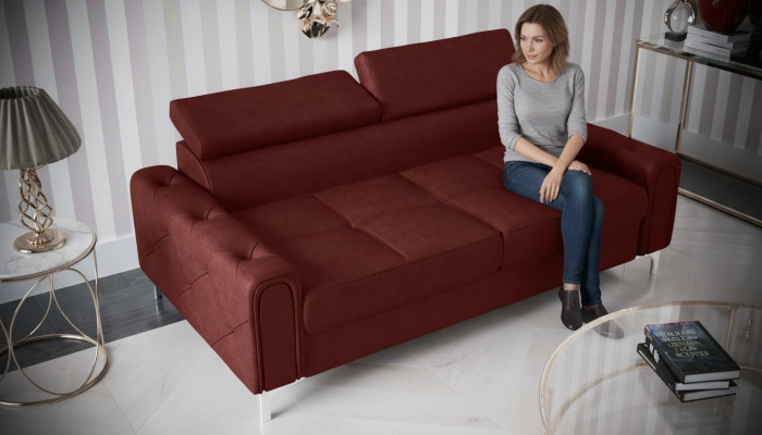 Ontwerp bankstellen Luxe gestoffeerde meubelen Bank Bank Zitbank leer textiel Nieuw 186x100cm
