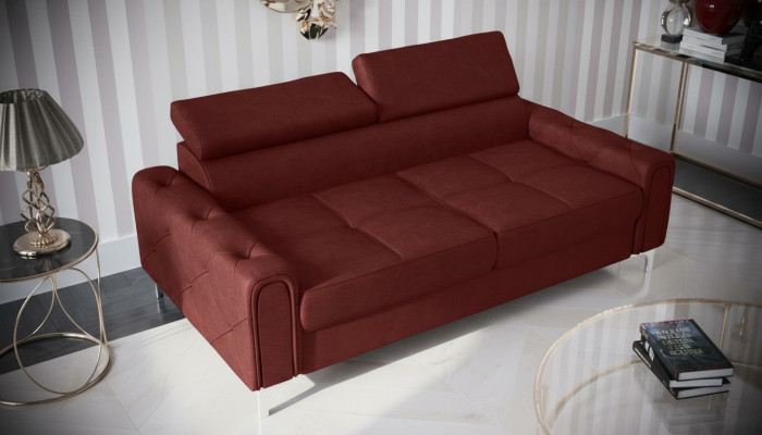 Ontwerp bankstellen Luxe gestoffeerde meubelen Bank Bank Zitbank leer textiel Nieuw 186x100cm