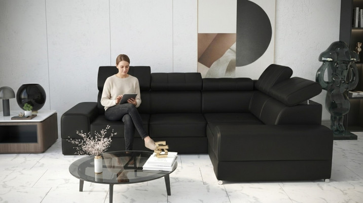 Hoekbank Bank Banken Textiel Bed Functie Ontwerp L Vorm Modern Luxe Banken Nieuw