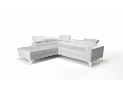 Hoekbank L-vorm bank woonlandschap gestoffeerd multifunctioneel design modern textiel