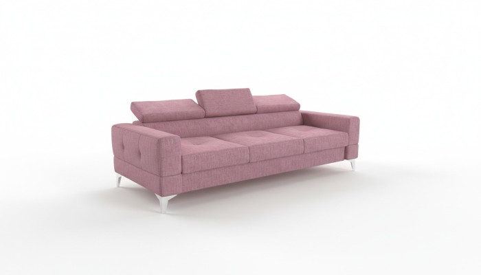 Driepersoonsbank Bekleding Design Bank Moderne 3-zits Woonkamermeubels Roze Bankstellen
