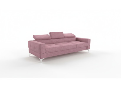 Driepersoonsbank Bekleding Design Bank Moderne 3-zits Woonkamermeubels Roze Bankstellen