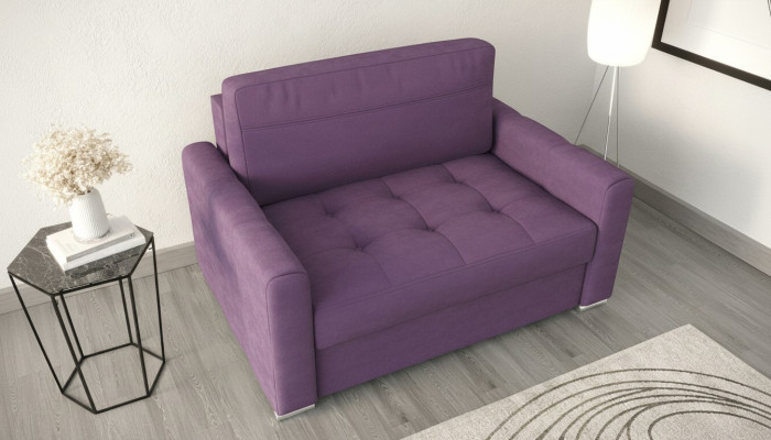 Fauteuil Relax Stof Lounge Club Bekleding Ontwerp Bankbank Bank Zitter Luxe Paars Nieuw
