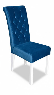 Moderne Chesterfield eetkamerstoelen 4x stoelen voor eetkamer stoffen eetkamerset nieuw