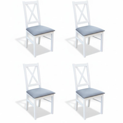 Eetkamer leuning gestoffeerde stoelen set compleet K22 4x designerstoel set