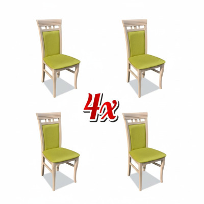 Set van stoelen Nieuw 4x stoelen Stoel Bekleding Ontwerp Lounge Keuken Zit Eetkamer
