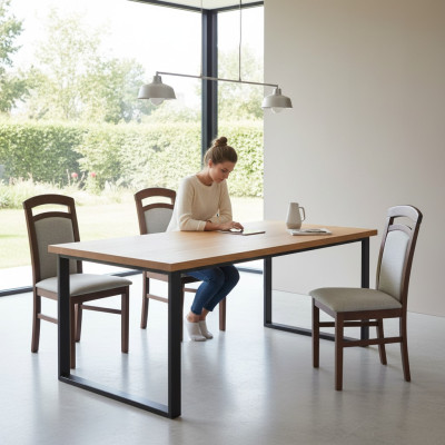 Eetkamerstoelenset fauteuil bekleding ontwerp 4x stoelen groep set horeca nieuw