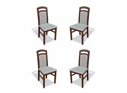 Eetkamerstoelenset fauteuil bekleding ontwerp 4x stoelen groep set horeca nieuw