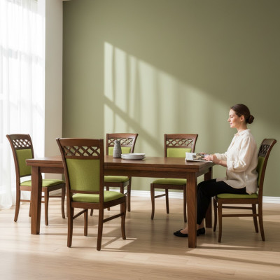 Groep Textiel Nieuw Eetkamer Restaurant Nieuw Ontwerp Stoel 4x Stoel Set Fauteuil Nieuw