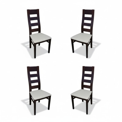 Stoelen Horeca Eetkamer Stof Nieuw Design Set 4x Fauteuil Stoel Hout Textiel Bekleding