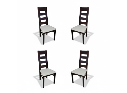 Stoelen Horeca Eetkamer Stof Nieuw Design Set 4x Fauteuil Stoel Hout Textiel Bekleding