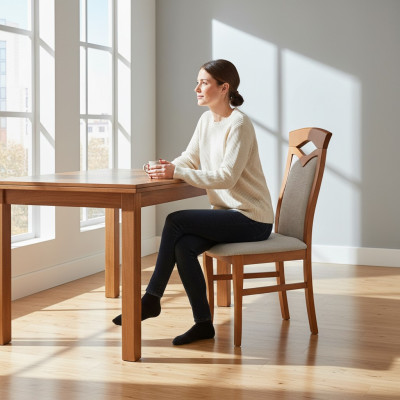 Stoelset Fauteuil Leun Ontwerp Bekleding Stof Textiel Eet Woonkamer 4x Stoelen Nieuw