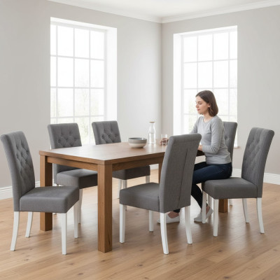 Stoelgroep Complete set van 6 armstoelen Stoelen Groepen Set Eetkamer