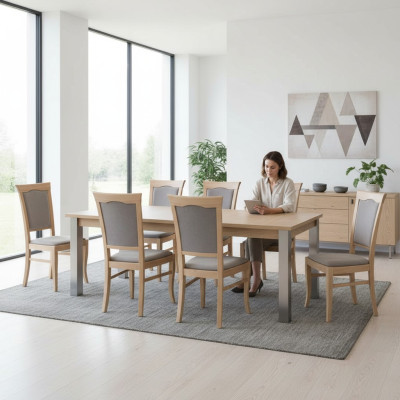 Groep stoelen Italiaans luxe meubilair set eetkamerstoelen set 6x stoelen Nieuw