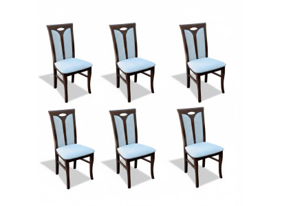 Garnituur fauteuils lounge set Ess 6x stoel ontwerp bekleding zit stoelen stoel groepen