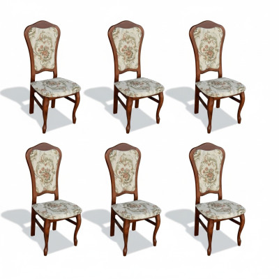 Eetkamerset stoelen 6x zitkussen set groep nieuw leuning stoel restaurant industrie