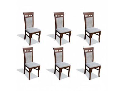 Eetkamerstoelbekleding Nieuwe Set 6x Eetgroep Stoel Textiel Armstoelen Stoelen Horeca Nieuw