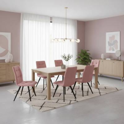 Groep Stoelen Italiaanse Luxe Meubelset Eetkamerstoel Set 6x Stoelen