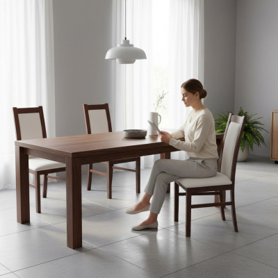 Compleet groep woonkamer 8 stuks Nieuwe eetkamerstoelenset, set van 8 stoelen met leuning