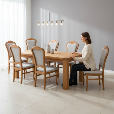 Complete zitgroep design eetkamerstoel set stoelen 8x set groepen nieuw